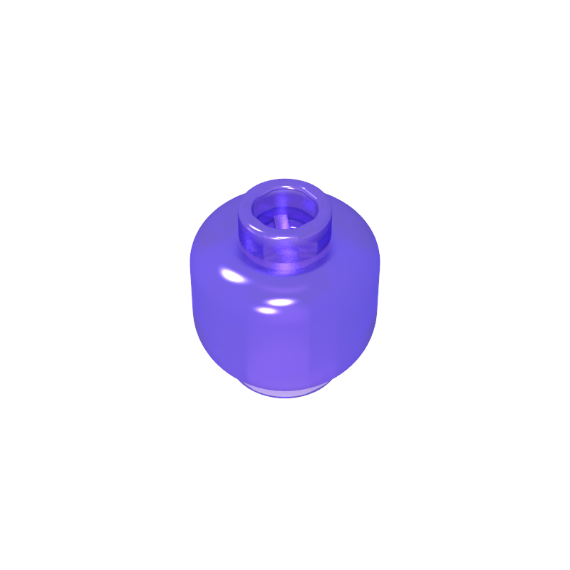 GDS-1417 - Minifig Head Plain [Blocked Open Stud]