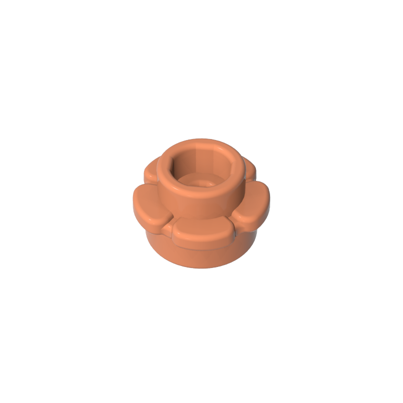 GDS-1436 - Plant, Flower, Plate Round 1 x 1 with 5 Petals