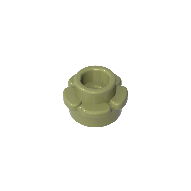 GDS-1436 - Plant, Flower, Plate Round 1 x 1 with 5 Petals