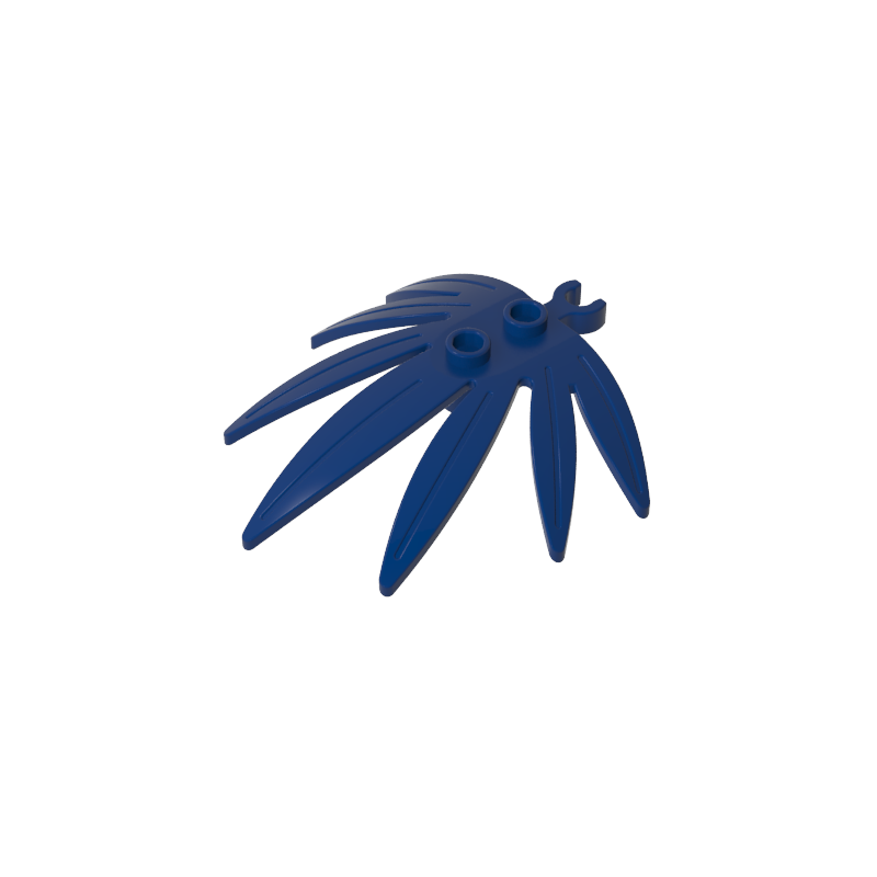 GDS-1443 - Plant, Leaves 6 x 5 Swordleaf with Clip  (thick open O clip)