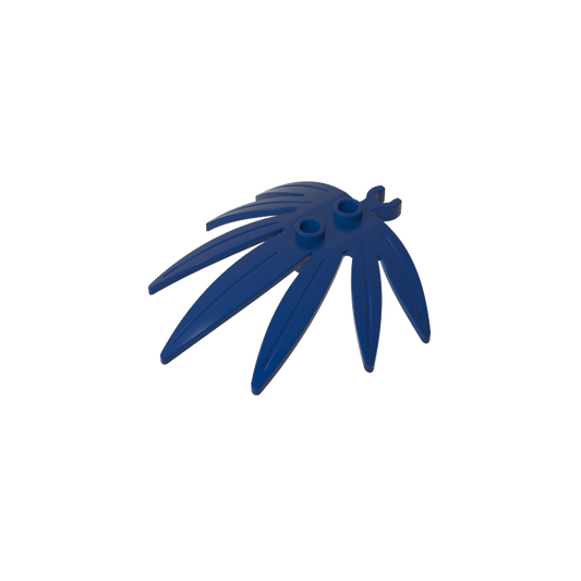 GDS-1443 - Plant, Leaves 6 x 5 Swordleaf with Clip  (thick open O clip)