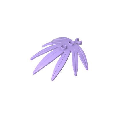 GDS-1443 - Plant, Leaves 6 x 5 Swordleaf with Clip  (thick open O clip)