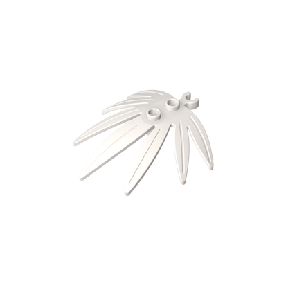 GDS-1443 - Plant, Leaves 6 x 5 Swordleaf with Clip  (thick open O clip)