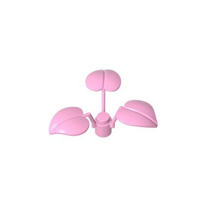 GDS-1449 - Plant, 1 x 1 x 2/3 - 3 Large Leaves