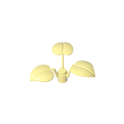 GDS-1449 - Plant, 1 x 1 x 2/3 - 3 Large Leaves