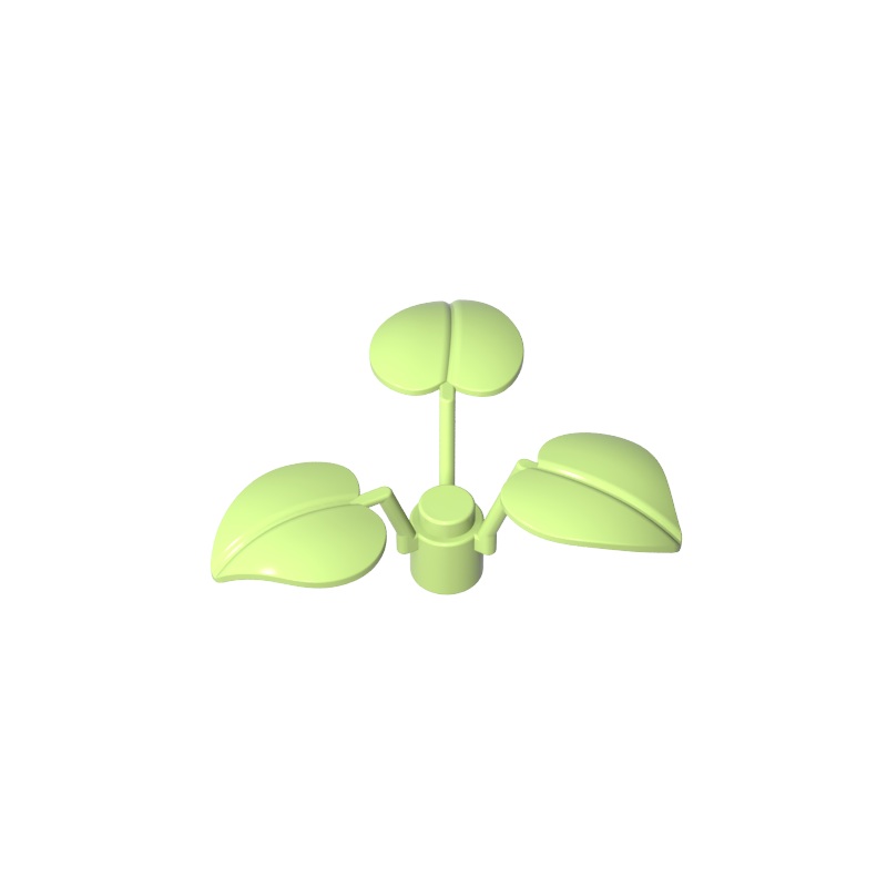 GDS-1449 - Plant, 1 x 1 x 2/3 - 3 Large Leaves