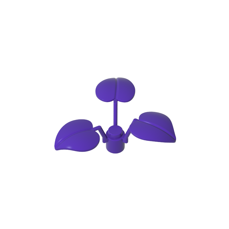 GDS-1449 - Plant, 1 x 1 x 2/3 - 3 Large Leaves