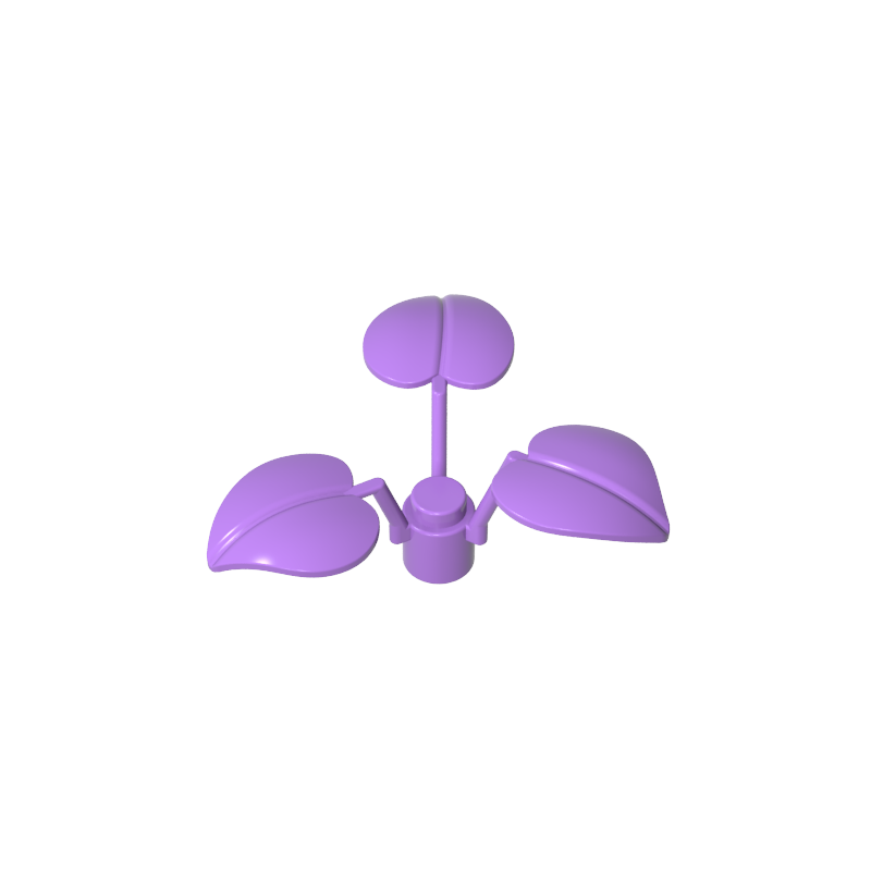 GDS-1449 - Plant, 1 x 1 x 2/3 - 3 Large Leaves