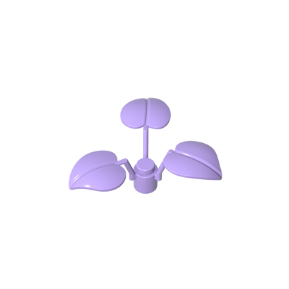 GDS-1449 - Plant, 1 x 1 x 2/3 - 3 Large Leaves