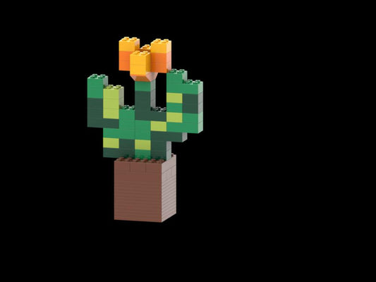 MOC-147876 Minecraft Tulip - Orange