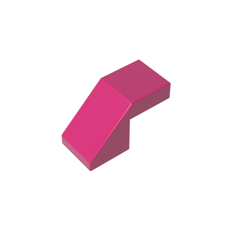 GDS-1484 - Slope 45 Degrees 2 x 1 with 2/3 Inverted Cutout and no stud