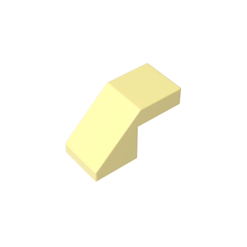 GDS-1484 - Slope 45 Degrees 2 x 1 with 2/3 Inverted Cutout and no stud