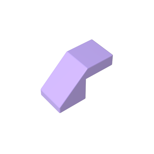 GDS-1484 - Slope 45 Degrees 2 x 1 with 2/3 Inverted Cutout and no stud