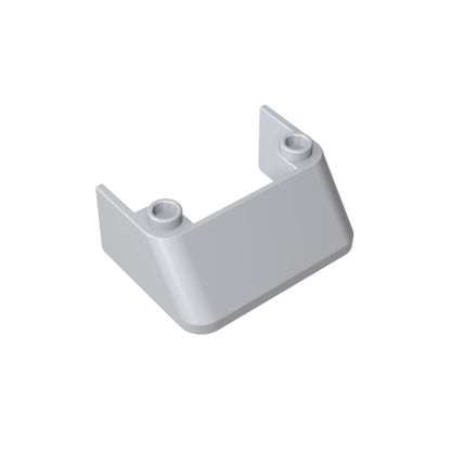 GDS-1487 - Windscreen 3 x 4 x 1 1/3 with 2 Studs on Top