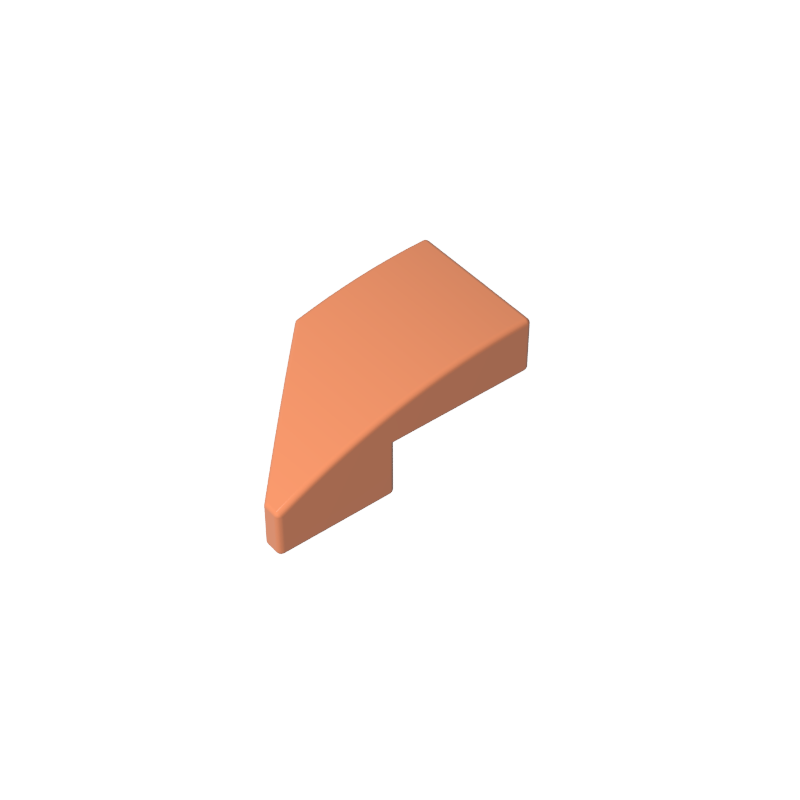 GDS-1492 - Slope Curved 2 x 1 with Stud Notch Right