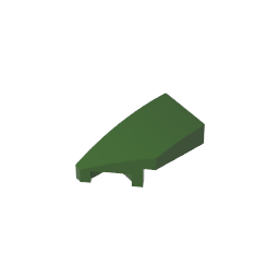 GDS-1493 - Slope Curved 2 x 1 with Stud Notch Left