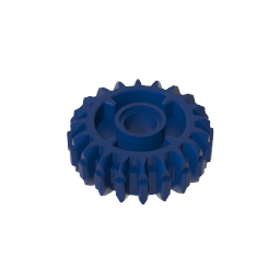 GDS-1497 - Technic Gear 20 Tooth Double Bevel with Clutch on Both Sides