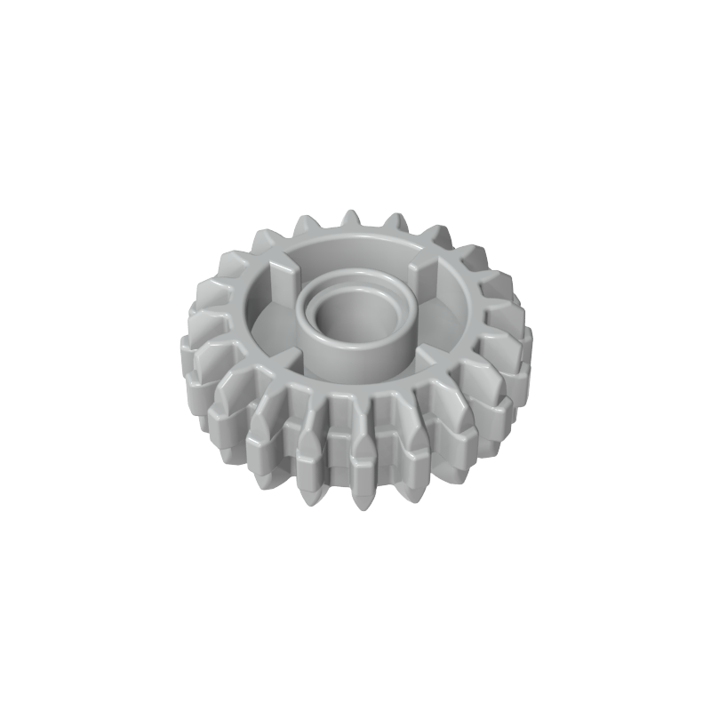 GDS-1497 - Technic Gear 20 Tooth Double Bevel with Clutch on Both Sides