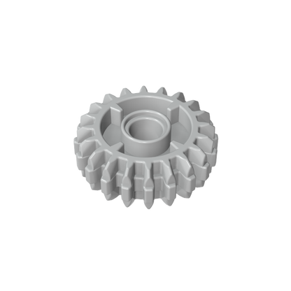 GDS-1497 - Technic Gear 20 Tooth Double Bevel with Clutch on Both Sides