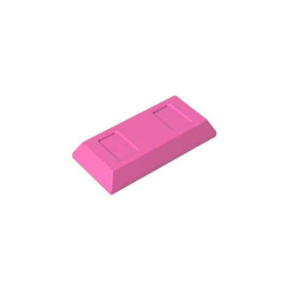 GDS-1499 - Tile Special 1 x 2 with Sloped Walls AKA Money / Gold Bar [Ingot]