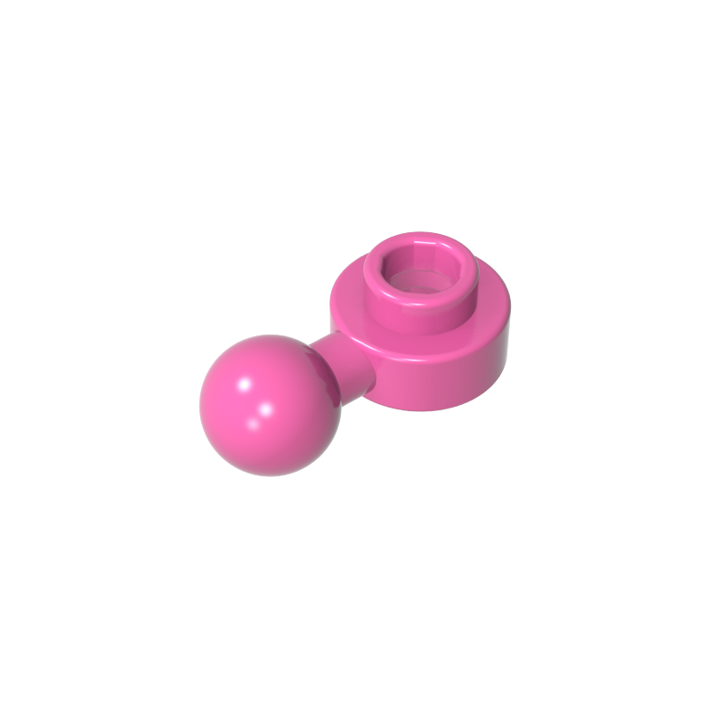 GDS-1500 - Plate, Round 1 x 1 with Towball [Undetermined Hole Type]