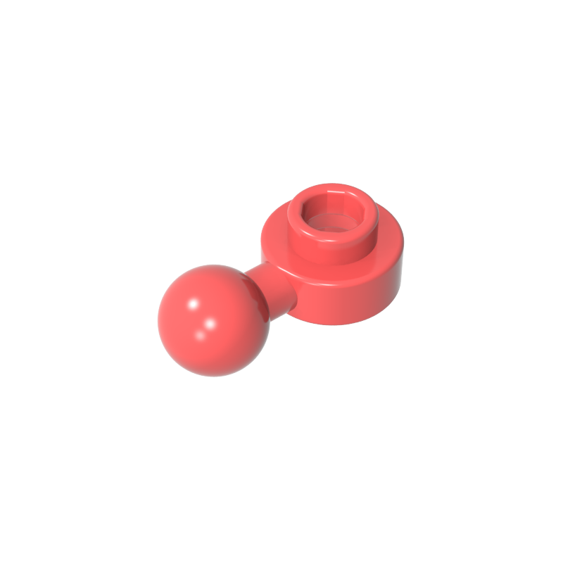 GDS-1500 - Plate, Round 1 x 1 with Towball [Undetermined Hole Type]