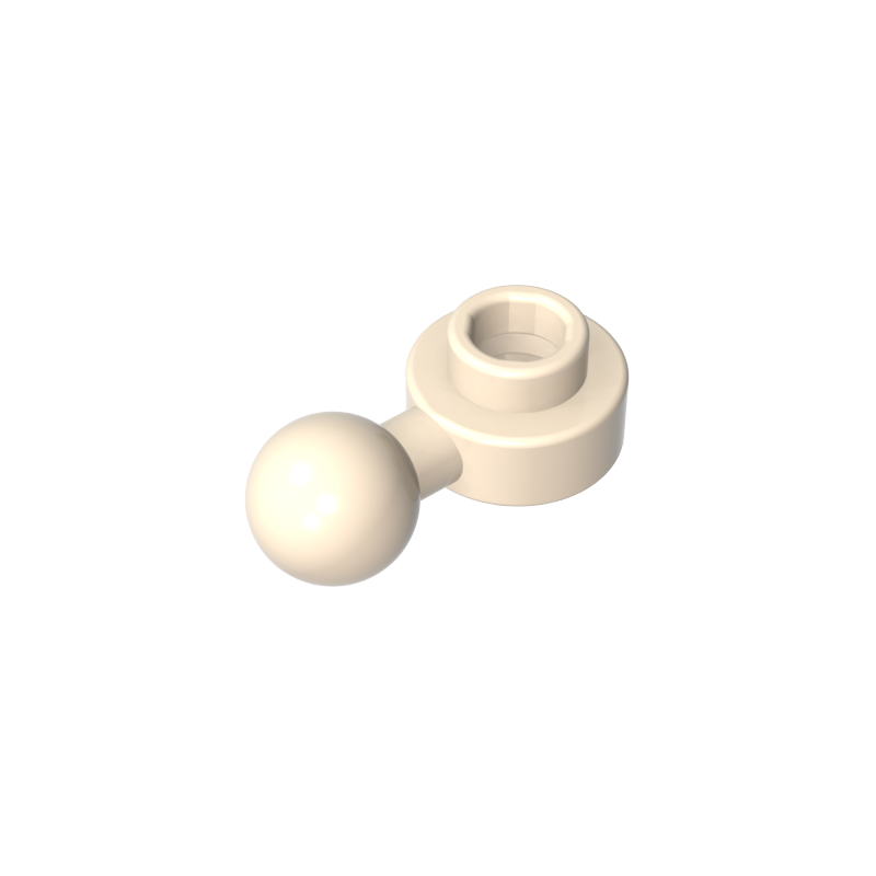 GDS-1500 - Plate, Round 1 x 1 with Towball [Undetermined Hole Type]