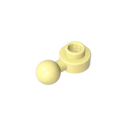 GDS-1500 - Plate, Round 1 x 1 with Towball [Undetermined Hole Type]