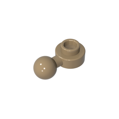 GDS-1500 - Plate, Round 1 x 1 with Towball [Undetermined Hole Type]