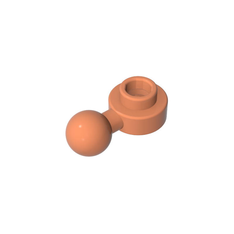 GDS-1500 - Plate, Round 1 x 1 with Towball [Undetermined Hole Type]