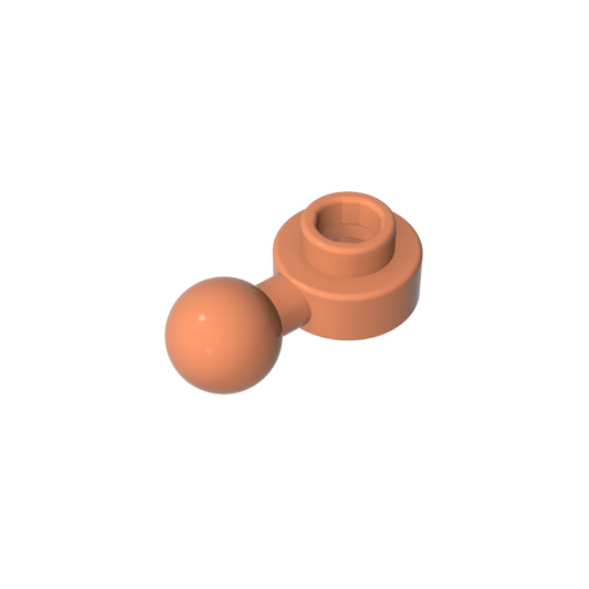 GDS-1500 - Plate, Round 1 x 1 with Towball [Undetermined Hole Type]