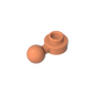 GDS-1500 - Plate, Round 1 x 1 with Towball [Undetermined Hole Type]