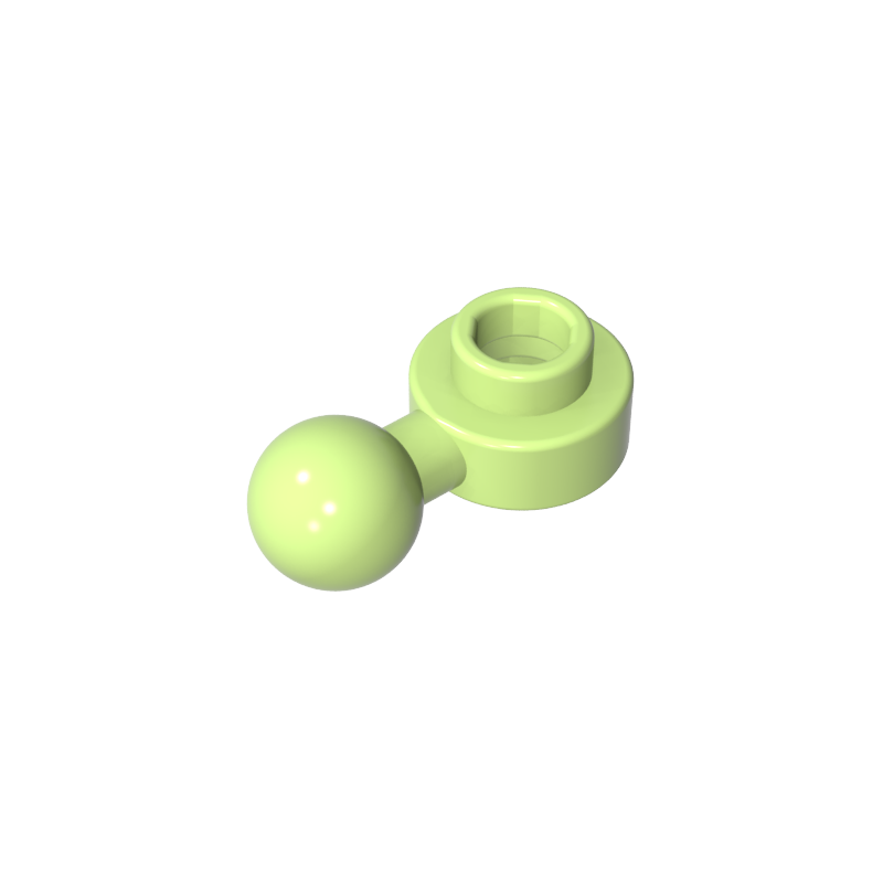 GDS-1500 - Plate, Round 1 x 1 with Towball [Undetermined Hole Type]