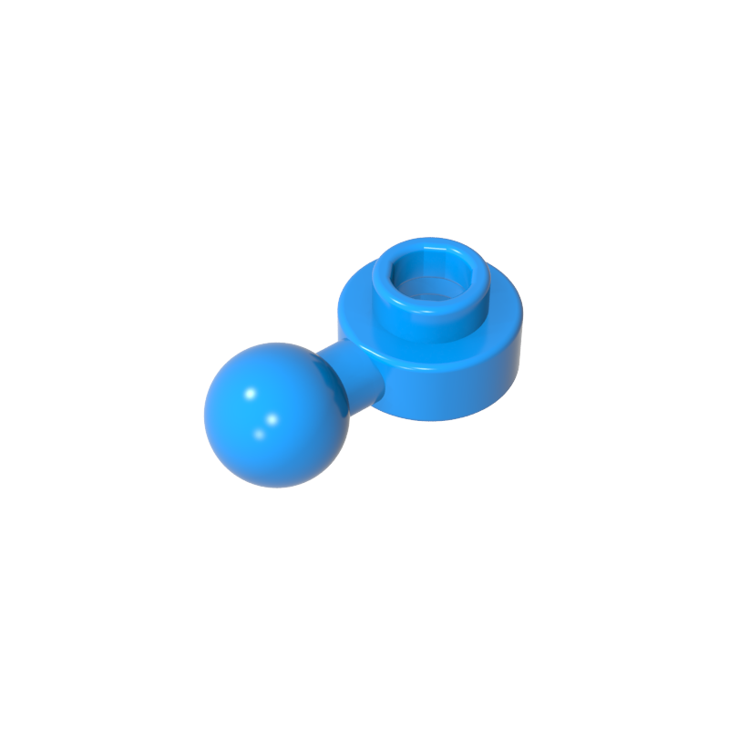 GDS-1500 - Plate, Round 1 x 1 with Towball [Undetermined Hole Type]