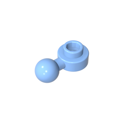 GDS-1500 - Plate, Round 1 x 1 with Towball [Undetermined Hole Type]