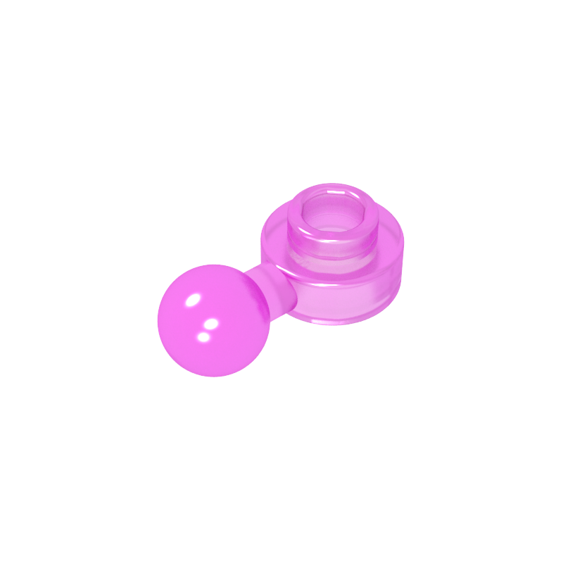 GDS-1500 - Plate, Round 1 x 1 with Towball [Undetermined Hole Type]