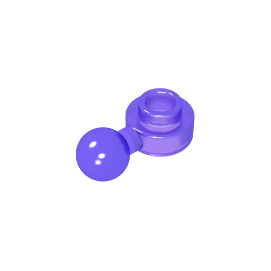 GDS-1500 - Plate, Round 1 x 1 with Towball [Undetermined Hole Type]