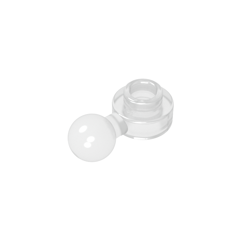 GDS-1500 - Plate, Round 1 x 1 with Towball [Undetermined Hole Type]