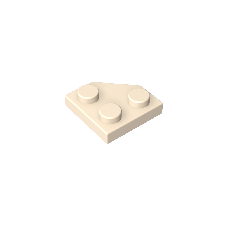 GDS-1503 - Wedge Plate 2 x 2 Cut Corner