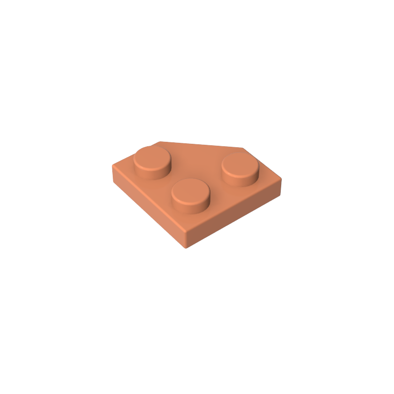 GDS-1503 - Wedge Plate 2 x 2 Cut Corner