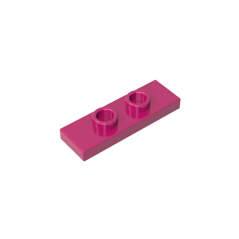 GDS-1504 - Plate Special 1 x 3 with 2 Studs with Groove and Inside Stud Holder (Jumper)