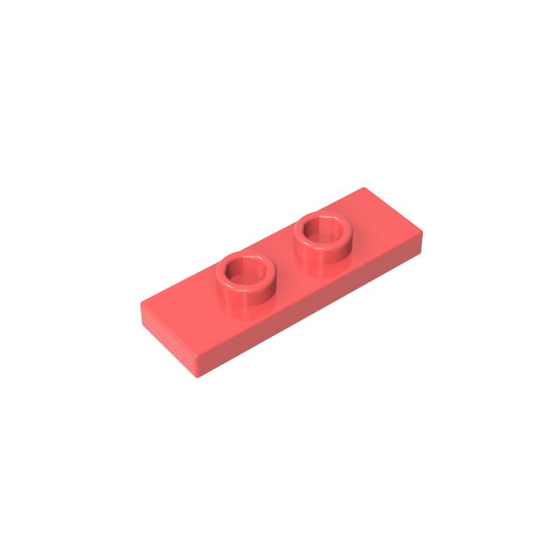 GDS-1504 - Plate Special 1 x 3 with 2 Studs with Groove and Inside Stud Holder (Jumper)