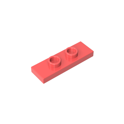GDS-1504 - Plate Special 1 x 3 with 2 Studs with Groove and Inside Stud Holder (Jumper)
