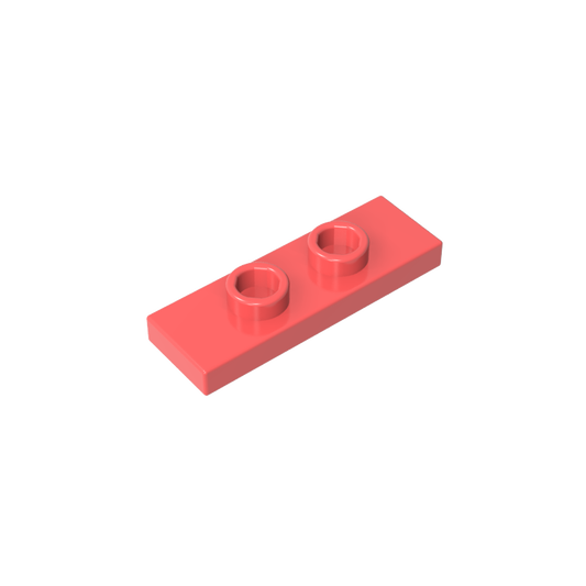 GDS-1504 - Plate Special 1 x 3 with 2 Studs with Groove and Inside Stud Holder (Jumper)