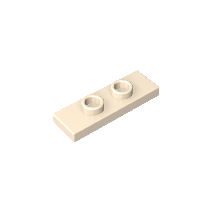 GDS-1504 - Plate Special 1 x 3 with 2 Studs with Groove and Inside Stud Holder (Jumper)