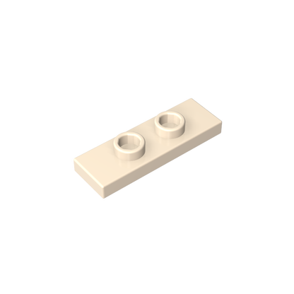 GDS-1504 - Plate Special 1 x 3 with 2 Studs with Groove and Inside Stud Holder (Jumper)