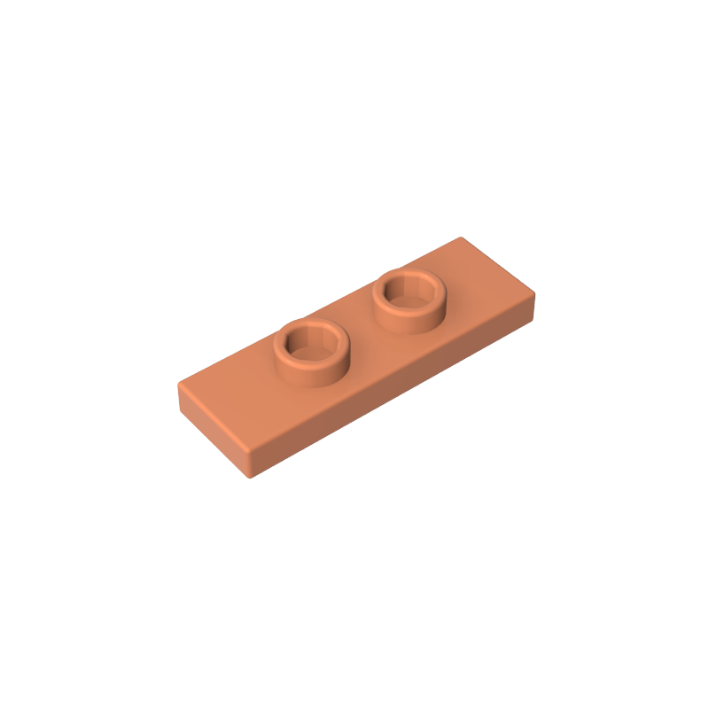 GDS-1504 - Plate Special 1 x 3 with 2 Studs with Groove and Inside Stud Holder (Jumper)