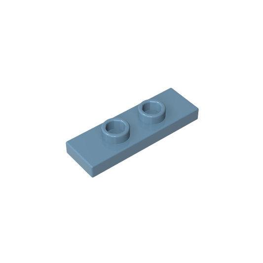 GDS-1504 - Plate Special 1 x 3 with 2 Studs with Groove and Inside Stud Holder (Jumper)