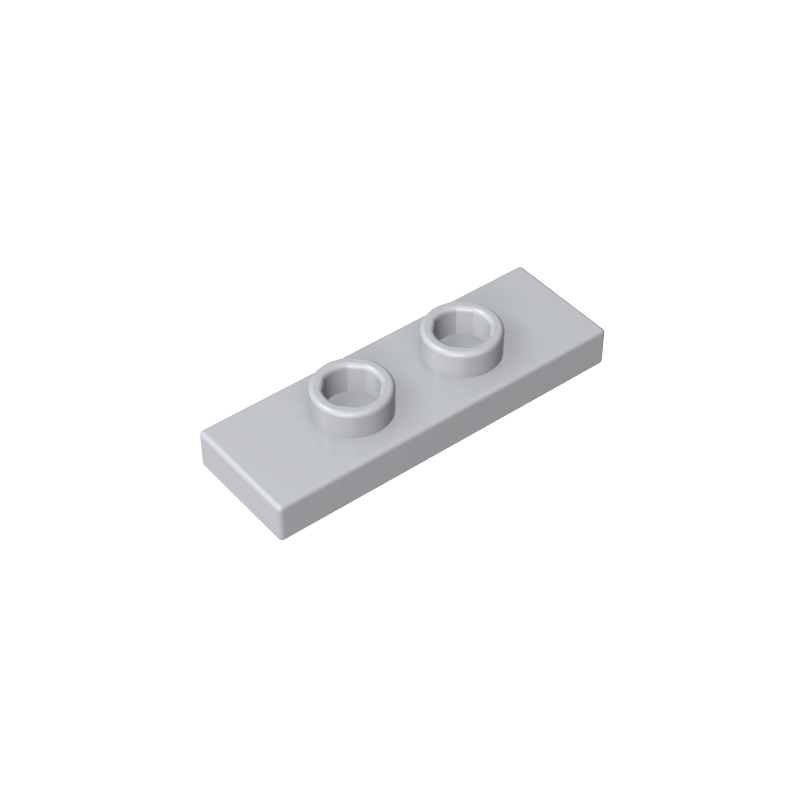 GDS-1504 - Plate Special 1 x 3 with 2 Studs with Groove and Inside Stud Holder (Jumper)
