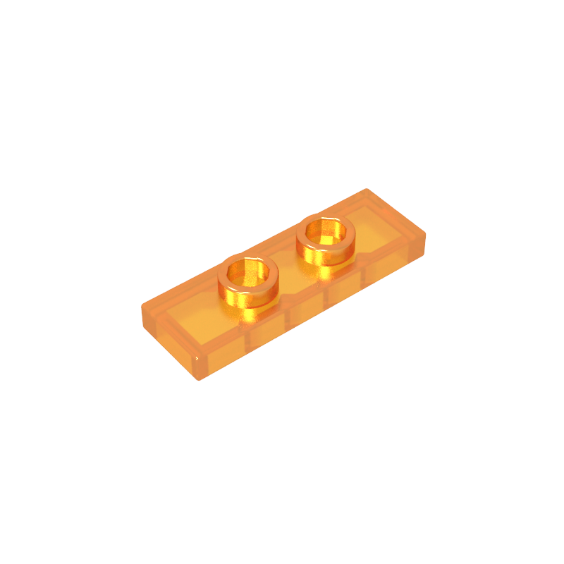 GDS-1504 - Plate Special 1 x 3 with 2 Studs with Groove and Inside Stud Holder (Jumper)